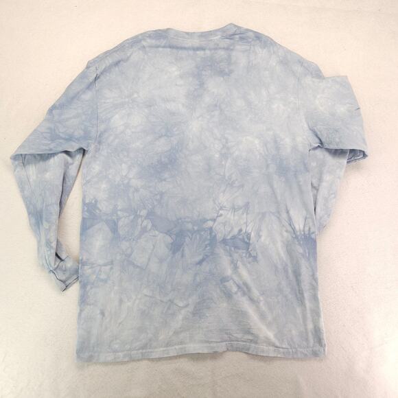 The Mountain Wolf Long Sleeve Casual Graphic T Shirt Adult Mens Size XL Blue - Picture 10 of 10